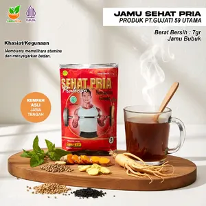 Jamu Sehat Pria - Meningkatkan Stamina Tubuh // Bubuk // 7 Gram // Isi 10pcs