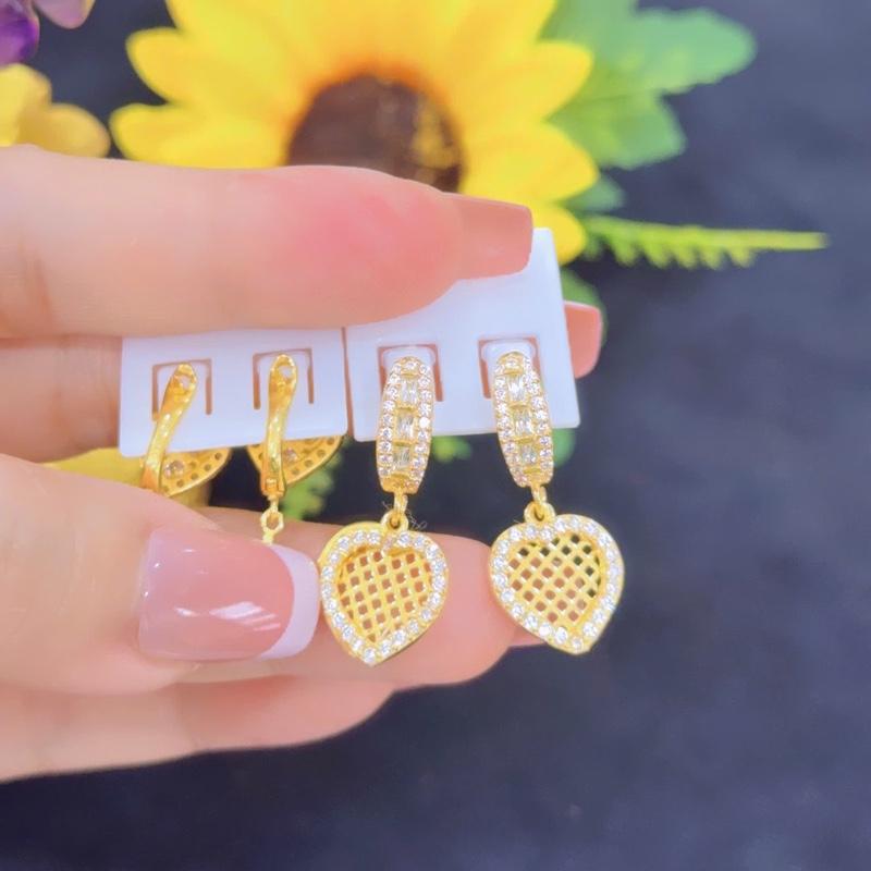 Bông tai Hội M137 Không đen bền màu thiết kế lovely Thích hợp chị em đeo thêm xinh Voi khuyên