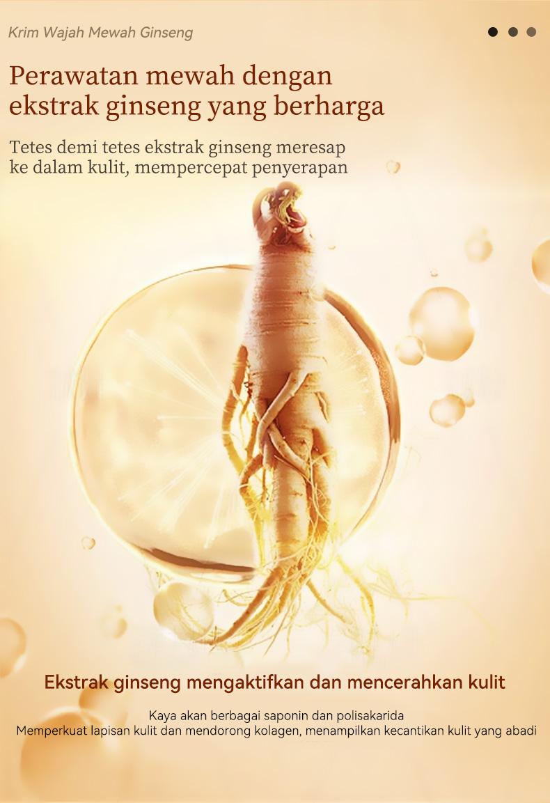 BPOM HEYXI GINSENG NOURISHING CREAM Perawatan kulit/pelembap/pengencang/pencerah/persiapan cepat untuk orang malas/Kemasan portabel/Gunakan di siang hari