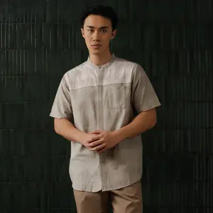 M231 Kemeja Pria Koko Pendek 1218