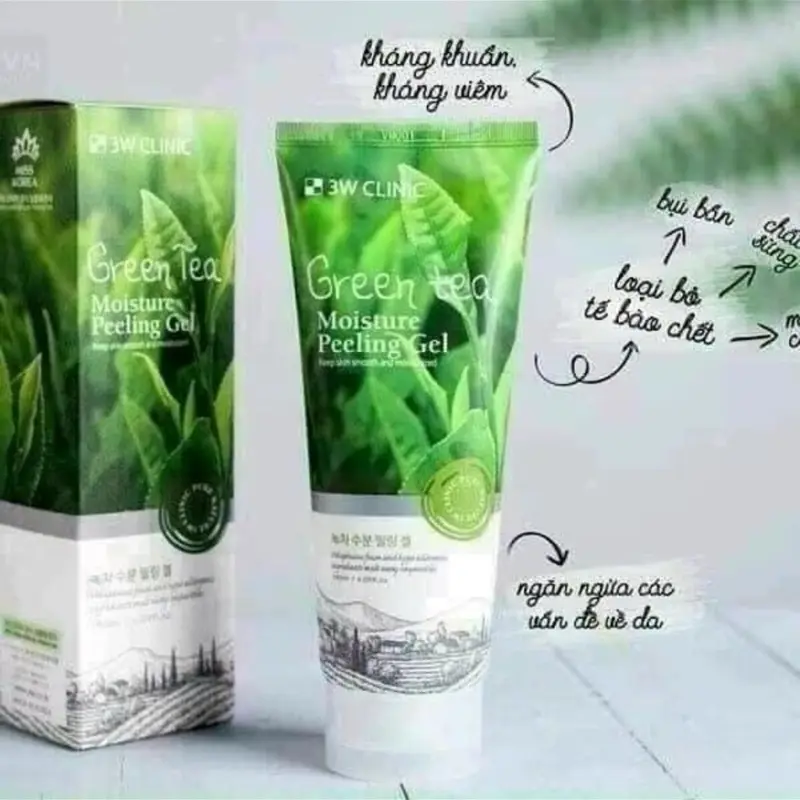 Sữa rửa mặt trà xanh 3w dành cho da dầu mụn