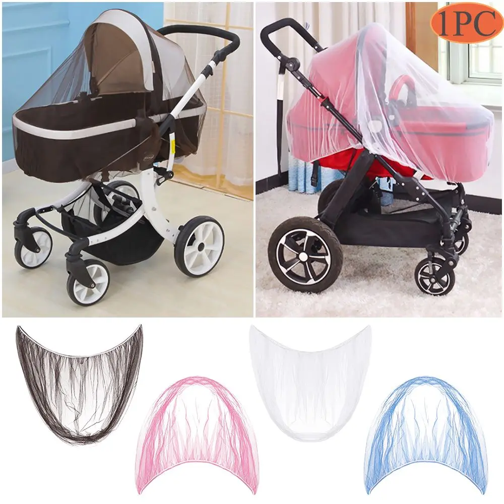 1pc Useful Infant Outdoor Resist Insects Textile Stroller Mesh Baby Mosquito Net Stroller Accessories Pushchair Full Cover