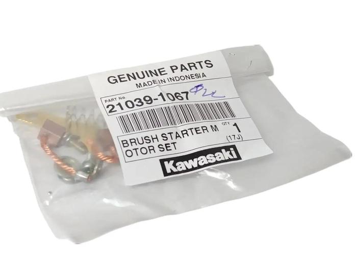 Gambar BRUSH STARTER MOTOR SET ARANG STATER KAZE ZX130 ATHLETE BLITZ ASLI ORIGINAL KAWASAKI 21039-1067 dari Lestari Motor 2 Kota Administrasi Jakarta Barat Tokopedia