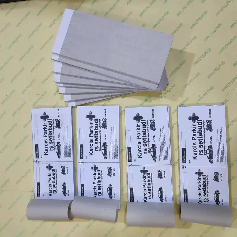 Print Cetak Tiket Kupon Voucher Art Paper Parkir Undian Game Restoran 2
