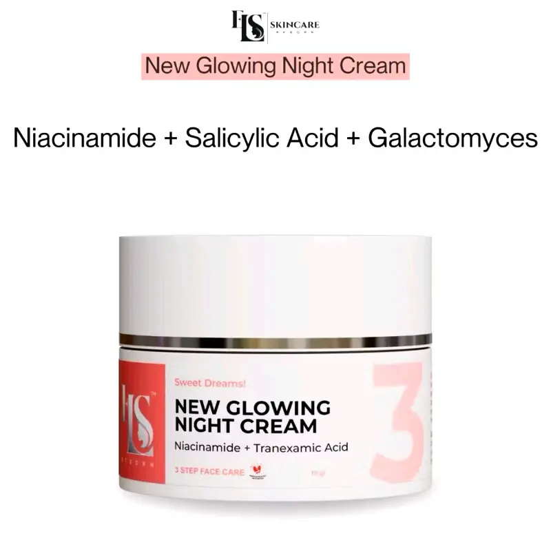 LS SKINCARE NIGHT CREAM BOOSTER BRIGHTENING CREAM MALAM SUSAH PUTIH ( ELSTM )