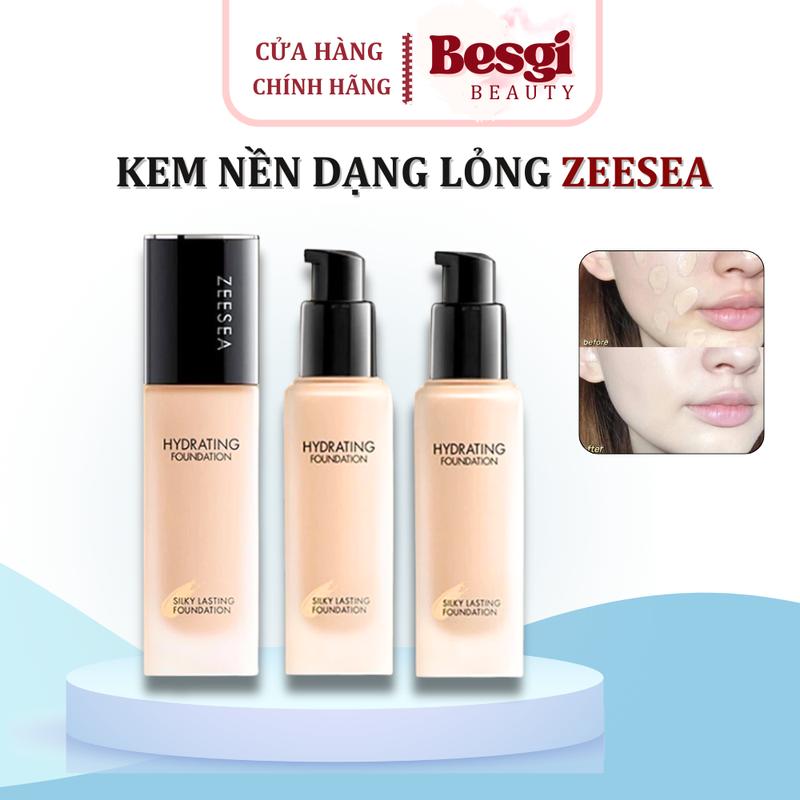  Kem nền ZEESEA Dạng Lỏng Che Khuyết Điểm Kiềm Dầu Hiệu Quả Lâu Trôi Tạo Hiệu Quả Trang Điểm Tốt  Mỹ Phẩm  Cho Nữ Besgi Beauty Cosmetic 