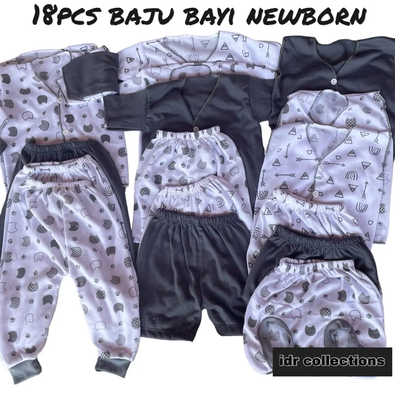 18 Pcs Paket Brojol Baju Bayi Lucu - Baju Bayi Lucu - Baby, Botol