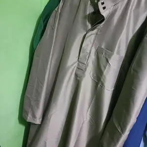Jubah IN Gamis Pria OSLEM Dewasa Premium Lengan Panjang Polos Katun Elegan Praktis Size S-XXL Coffee Series Toyobo Muslim Hitam