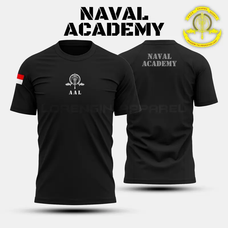 Kaos Baju Taruna Logo AAL Uniseks Nyaman Berpori Cepat Kering Sport Anti UV 4