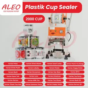 PLASTIK LID CUP SEALER CUP ± 2000 cup TUTUP GELAS CUP ES TEH