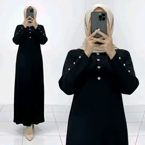 Dress busui inara lebaran 2026 gamis busui knit japan premium COD