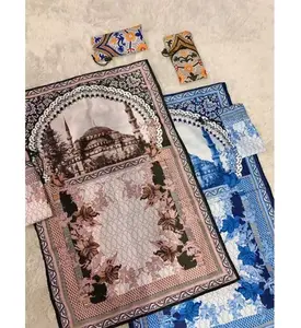 Arbifa | Sajadah Travel Kepala/Anak motif Pouch Sejadah traveling Turki untuk souvenir Umroh hampers lebaran