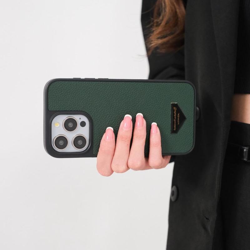 Vexana Leather Case Harcase Softcase simple Polycarbonate Green 4