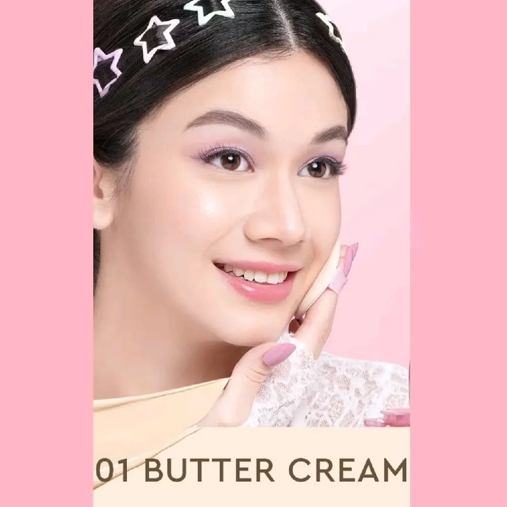 01 buttercream kemasan pink matte