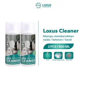 Loxus Cleaner 2pcs Pembersih Kerak Toilet Kamar Mandi Stainless Shower Kran Dapat digunakan kembali