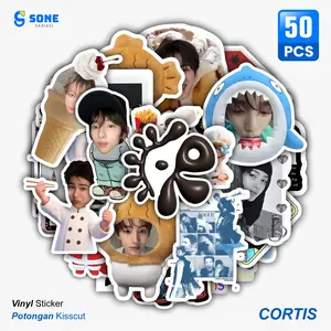 Sticker Cortis Paper Vinyl Waterproof Sticker Buku Journal Koper Motor Casing HP Laptop Tumbler