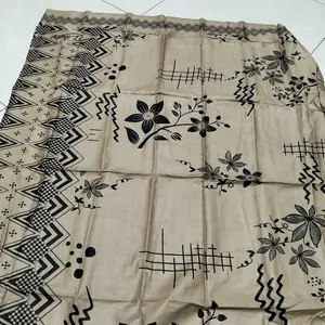 (COD) Sarung batik wanita mbak santri putri bahan goyor premium halus tebal dan terlaris Pekalongan Motif Printing Rayon  Hitam Muslim Dewasa   Bunga  Remaja Katun Lembut