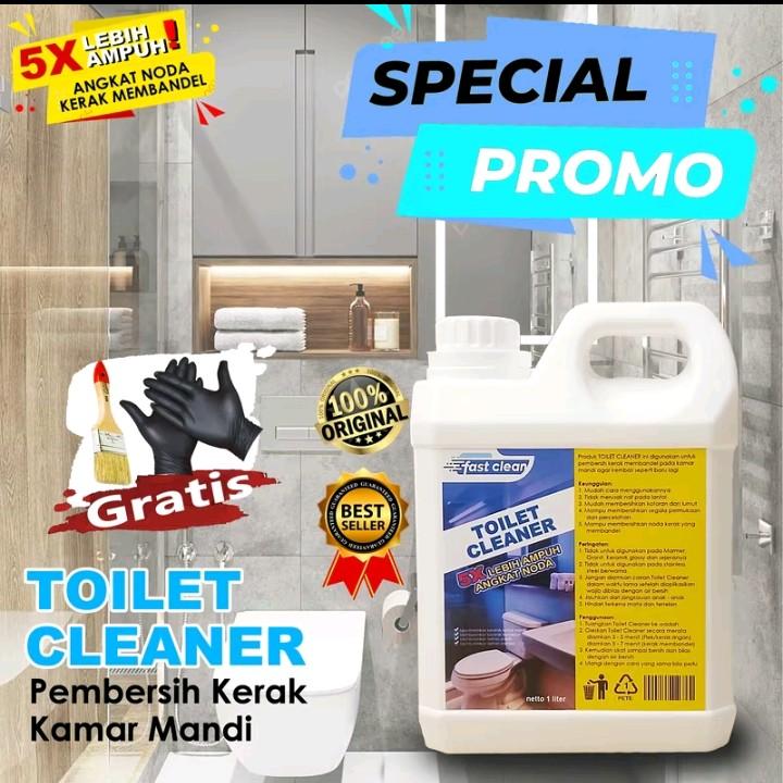 Fastclean toilet cleaner 1 liter Cairan Pembersih serbaguna Kamar Mandi Kloset Porselen Westafel keramik lantai 0
