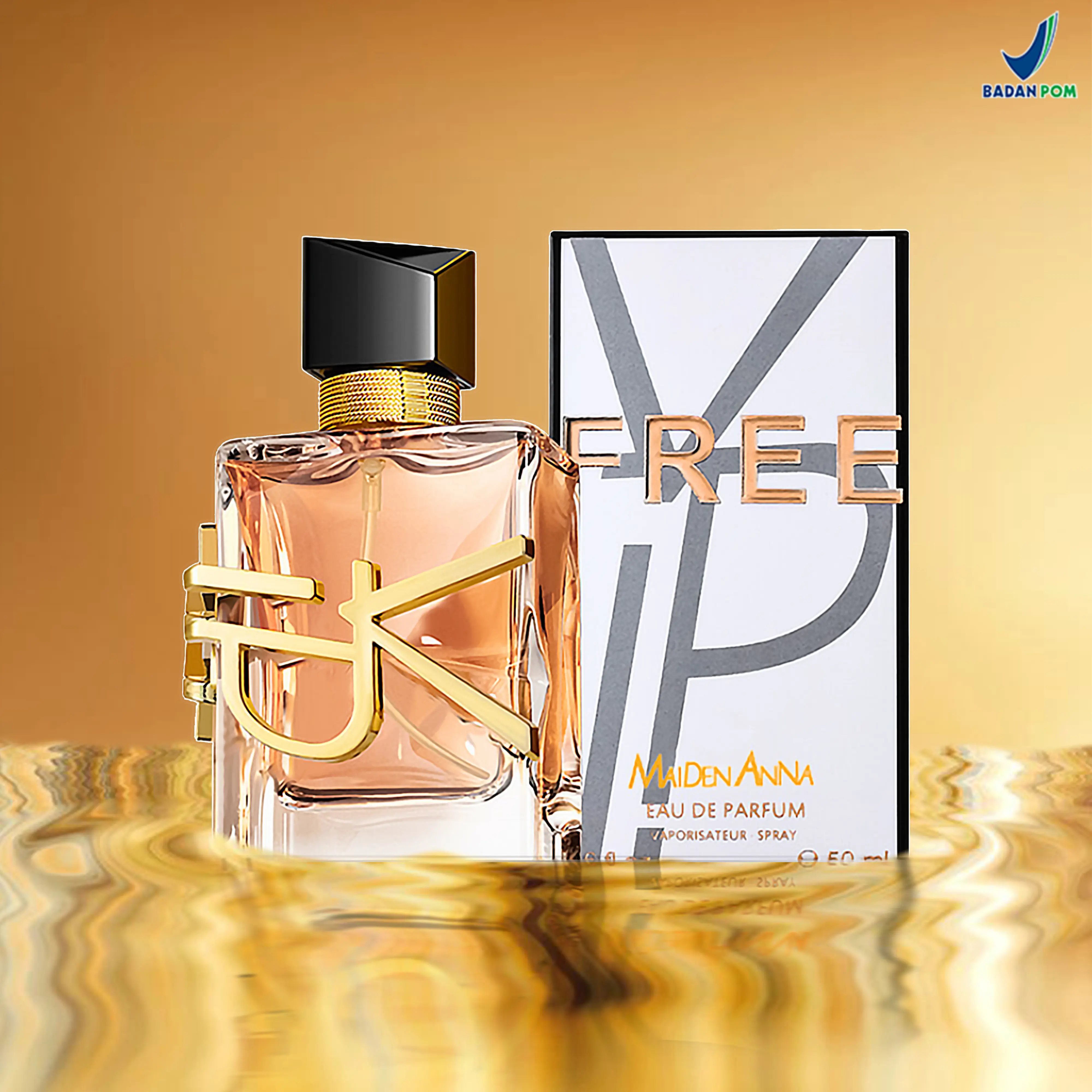 Maiden Anna FREE EDP Parfume Wanita Tahan Lama Wangi Elegance Manis Segar Ringan vanilla tidak mengandung keduanya Perfume