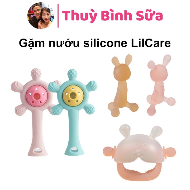 Gặm Nướu Silicon Cho Bé LILCARE Chính Hãng kèm Hộp đựng