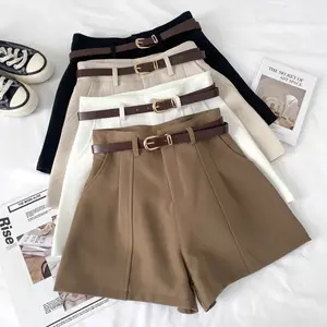 CELANA PENDEK WANITA HIGHWAIST SHORT PANTS HW FREE BELT MX309