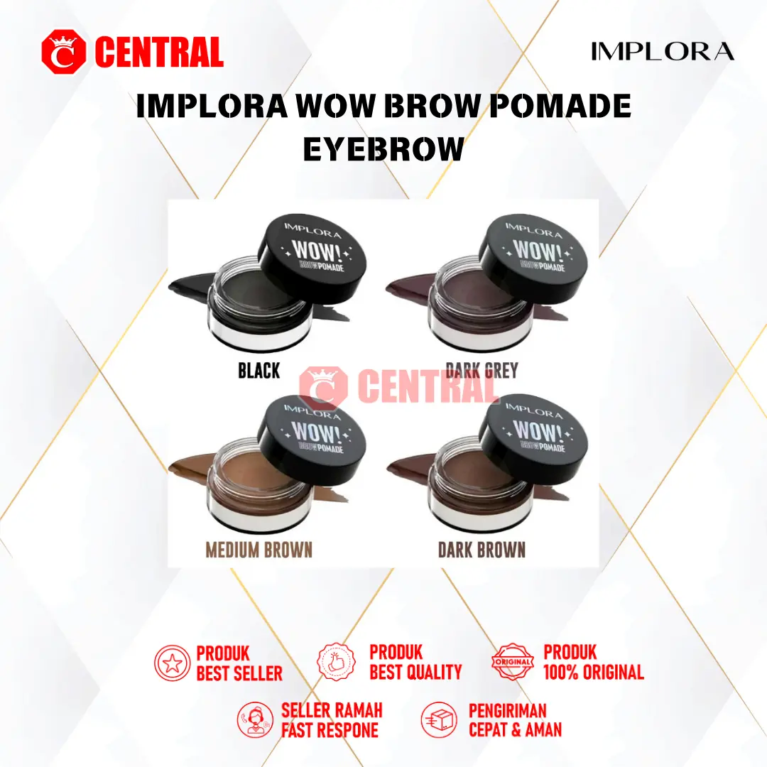 IMPLORA WOW BROW POMADE Eyebrow Alis