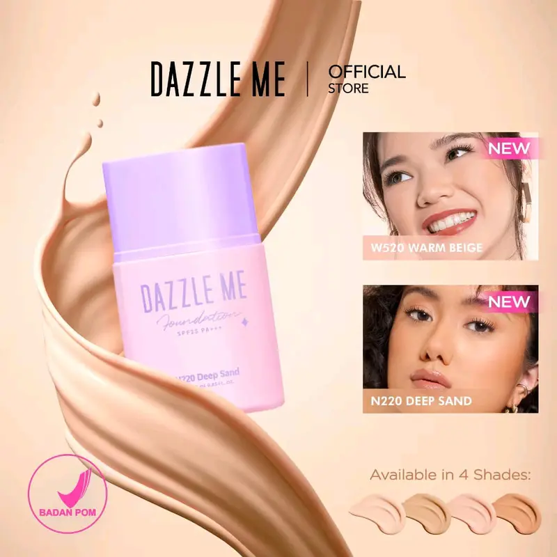 DAZZLE ME DAY BY DAY FOUNDATION - FULL COVERAGE OIL CONTROL LONG LASTING MAKEUP SPF 25+++ 1