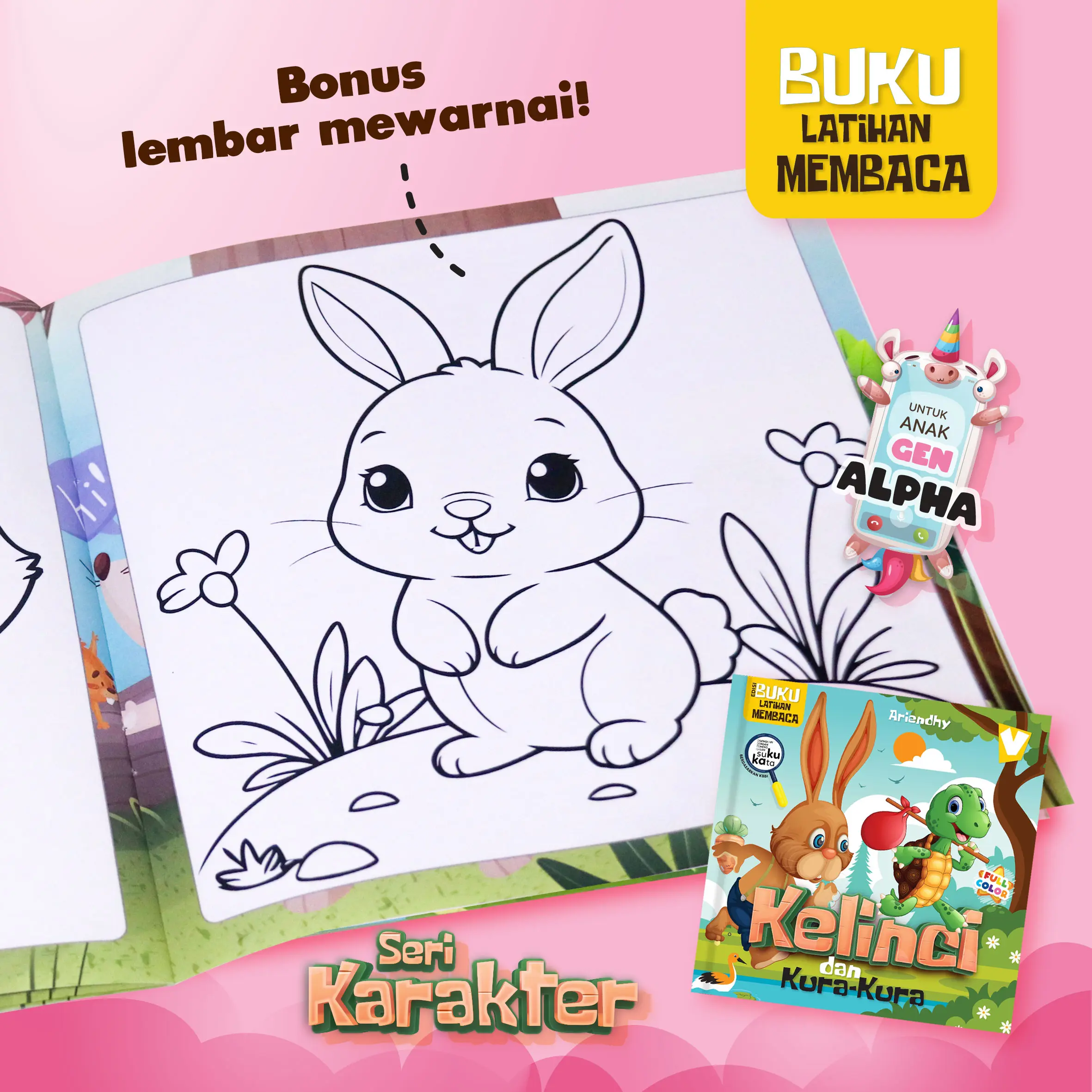 Buku Latihan Membaca - Edisi Dongeng - Gavins Story Books