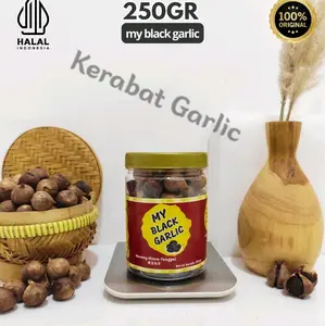 Black Garlic Tunggal Bawang Hitam tunggal kemasan 250gram kualitas terbaik