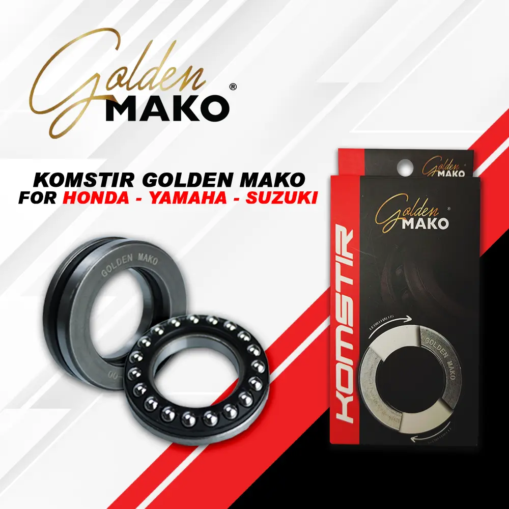 KOMSTIR GOLDEN MAKO HONDA YAMAHA SUZUKI KAWASAKI - BEAT VARIO NMAX AEROX NEX KLX