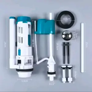 1 Set alat tangki kloset dual flush / pelampung dan pembilas kloset