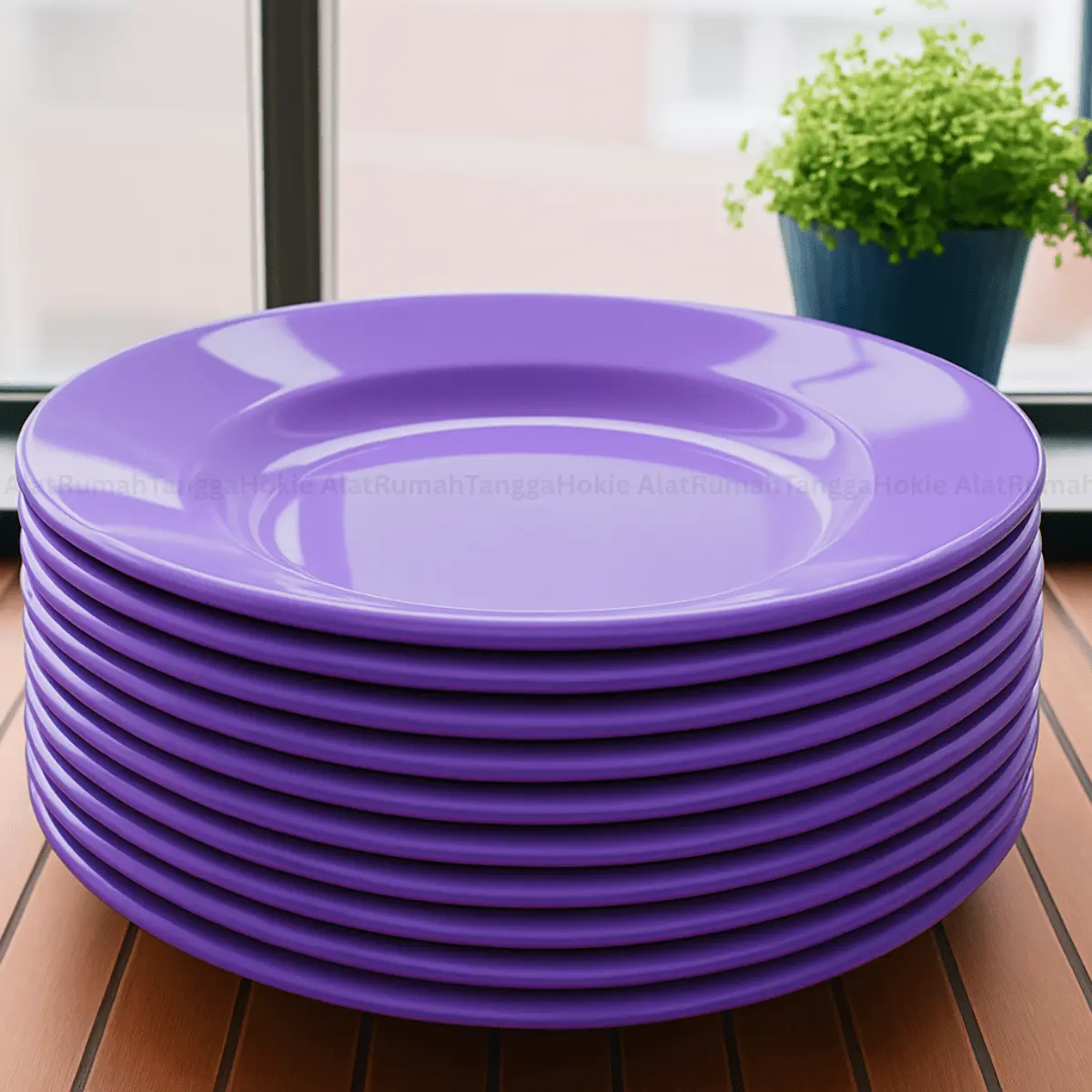 [6-12 pcs] Piring Melamin 9 Inch Piring Makan Kitchenware Alat