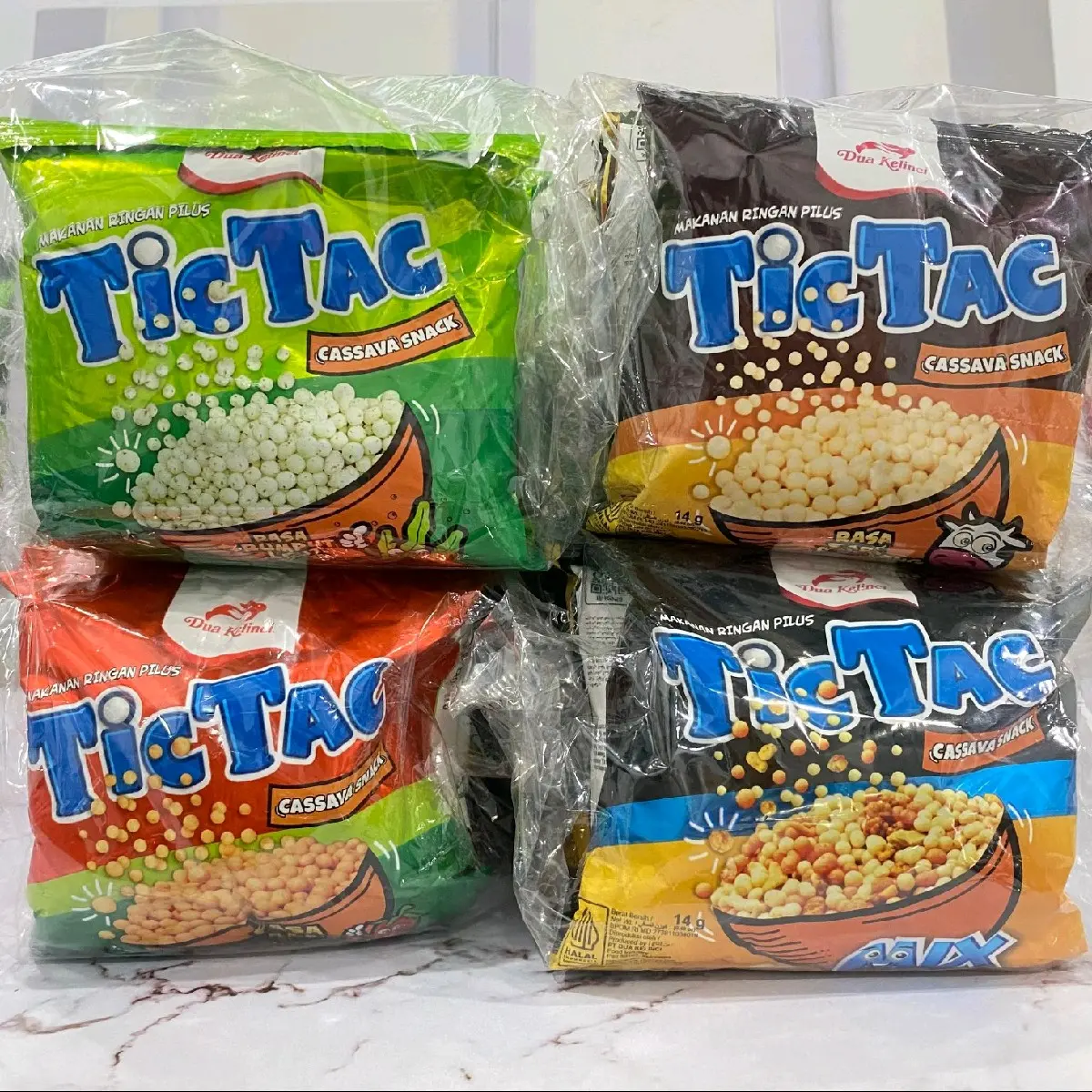 snack tictac dua kelinci 1pack 10pcs