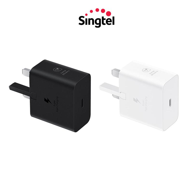 Samsung 25W Super Fast Charging Power Adapter Without Cable | UK Plug Charger Adapter Type C 0