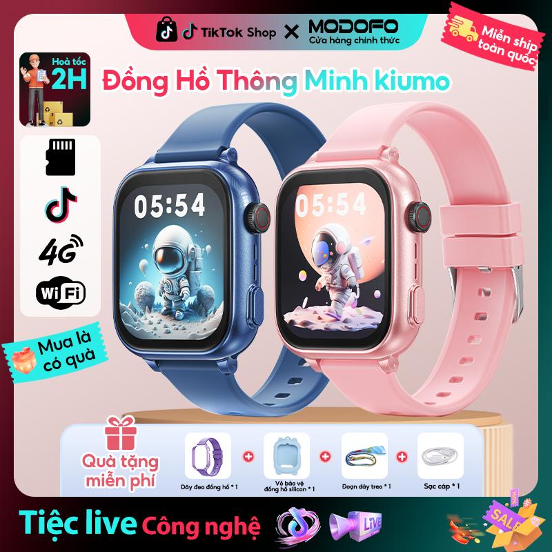 【Gọi video HD MODOFO Đồng hồ thông minh trẻ em Định vị GPS Camera đơn An ninh SOS Đồng hồ thông minh chống nước Tương thích với màn hình cảm ứng và thẻ SIM Trò chơi Tải ứng dụng và nhiều tính năng khác