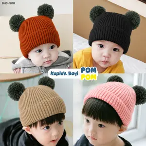 Topi Kupluk Anak Bayi Rajut Topi Rajut Bayi Laki Laki Perempuan Perlengkapan Bayi Baru Lahir BHS-900 BHS-888 BHS-877 BHS-860 Boy