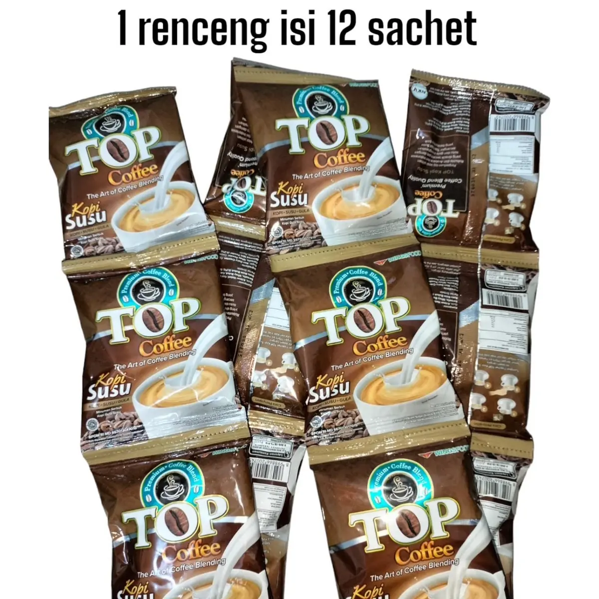 36 Sachet Top Kopi Susu Coffee Instan Murah