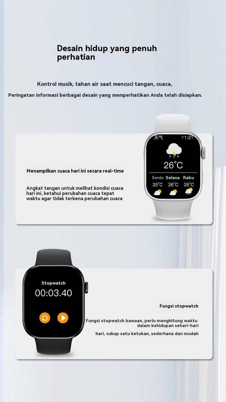 【Panggilan Bluetooth】Jam Tangan Pintar S12 - Dukung Panggilan Bluetooth, Tanpa Keluarkan HP, Layar HD, Multi Mode Olahraga: Lari/Bersepeda/Bola/Mendaki/Yoga, Monitor Detak Jantung, Tren 【Panggilan Bluetooth】Jam Tangan Pintar S12 - Dukung Panggilan Bluetooth, Tanpa Keluarkan HP, Layar HD, Multi Mode Olahraga: Lari/Bersepeda/Bola/Mendaki/Yoga, Monitor Detak Jantung, Tren