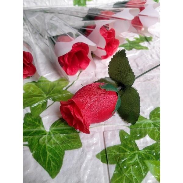 [3PCS] Bunga Mawar Plastik Artificial Bunga Valentine Tangkai Bunga Per 3 Pcs 3