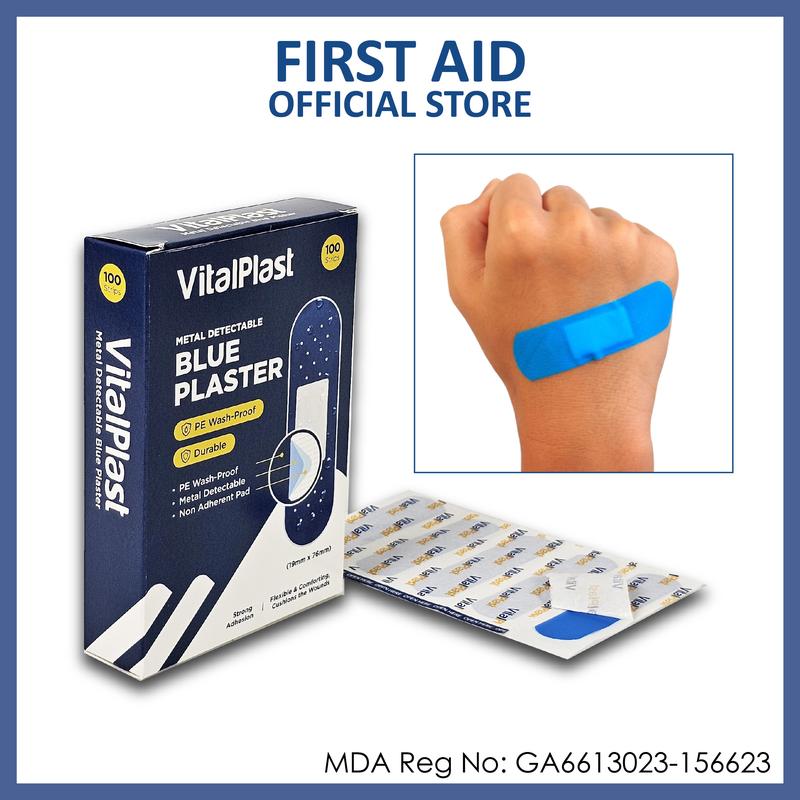 PE Blue Plaster Metal Detectable ( Box of 100 strips ) - TikTok Shop ...