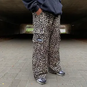 CELANA BAGGY CARGO GOPCORE LEOPARD UNISEX NBC Nyaman Panjang