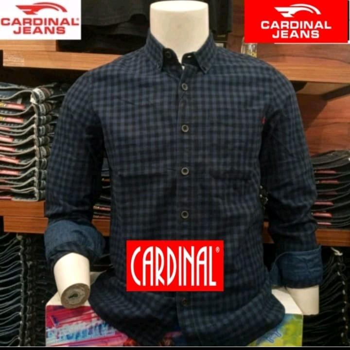 KEMEJA PRIA CARDINAL JEANS CASUAL ORIGINAL PREMIUM 0