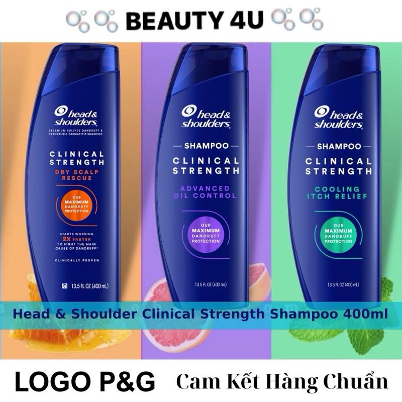 DẦU GỘI MỸ HEAD & SHOULDERS CLINICAL STRENGTH DANDRUFF DEFENSE 400ML