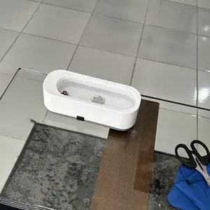 Sankeshu Pembersih Kacamata Perhiasan Ultrasonic Cleaning Washer Machine 45000 Hz Mesin Pembersih Cepat & Mudah Menggunakan USB Membersihkan Air Listrik untuk Kacamata Perhiasan Jam Makeup Gigi Tiruan Logam