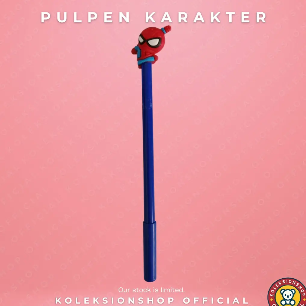 Pulpen Gel Karakter Spiderman