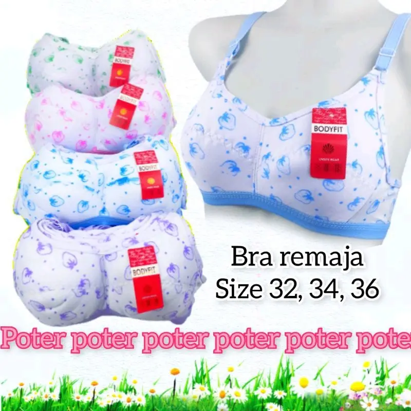 Sport Bra busa Remaja Bh Abg Terlaris Motif Tanpa Kawat