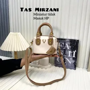 Amelbaghome Tas Wanita Mini Mirzani Model Miniatur Desain Elegan 2 Tali Selempang Tas Kondangan Wanita Tenteng Slingbag dengan Pilihan Warna Cantik