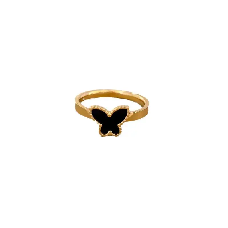 Cincin Titanium Cewek Model Terbaru Korean Style - Rings kalung  aesthetic Emas Hadiah Silver Wanita Aksesoris