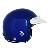 Gambar Marzano Helm Retro Bogo Half Face Solid Blue Glossy Size S-XL Berstandar SNI - S dari Marzano Official Store Kota Administrasi Jakarta Timur 3 Tokopedia