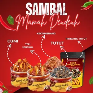 (Kemasan baru) PAKET HEMAT SAMBEL MAMAH DEUDEUH | Organik Rendah lemak Rendah gula STOPLES babycumi ukuran 170gram
